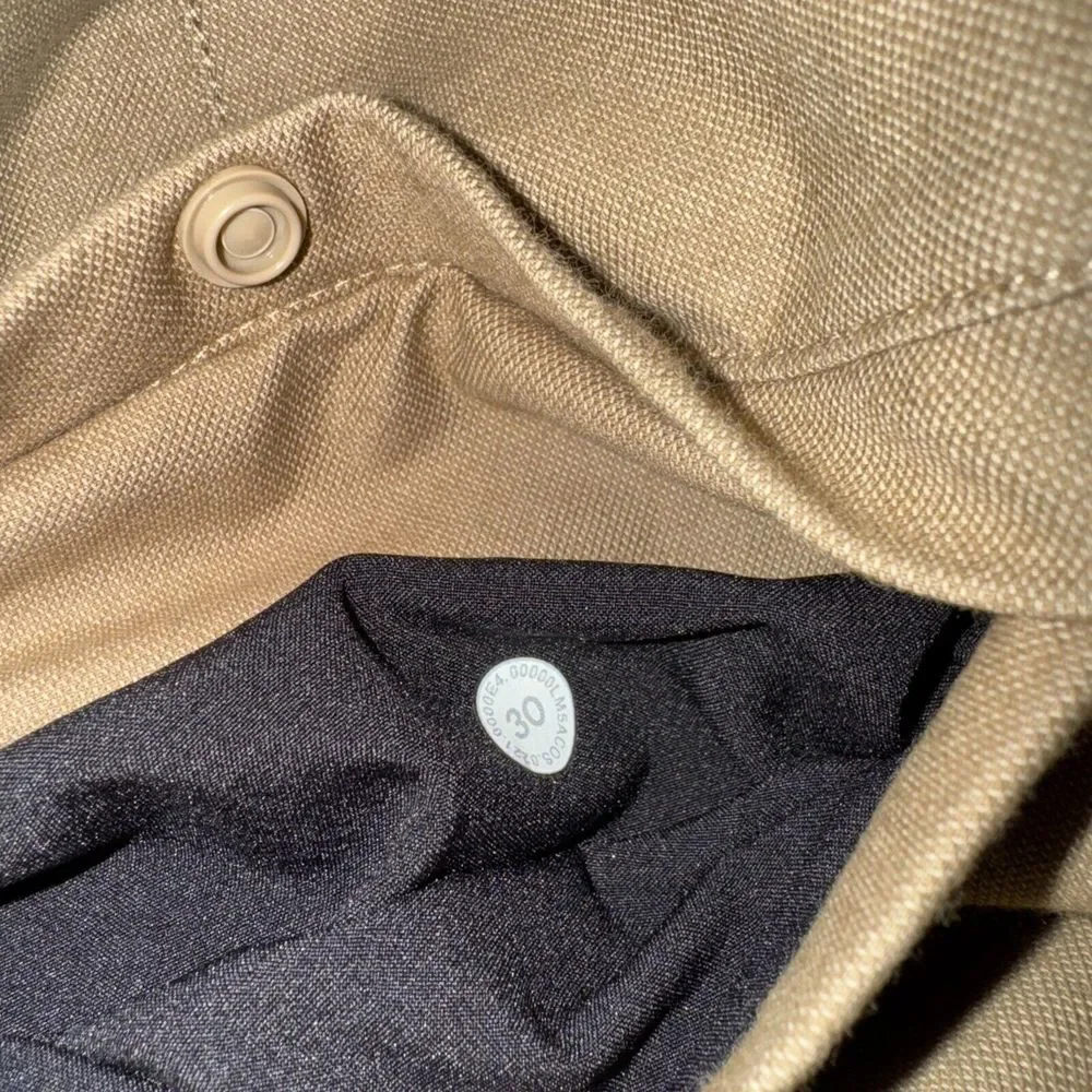 Lululemon Pants Men's 30x27 Khaki Brown ABC Classic-Fit 5 Pocket Trousers Preppy - Picture 7 of 10